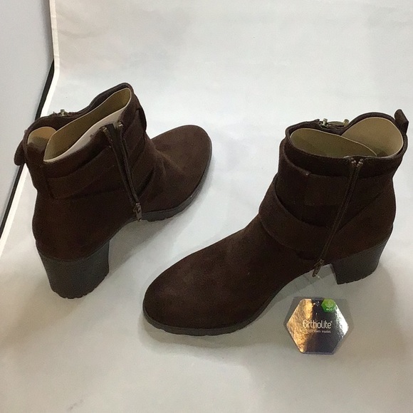 Sonoma Rottweiler Faux Suede Ortholite Ankle Boots - Picture 7 of 9